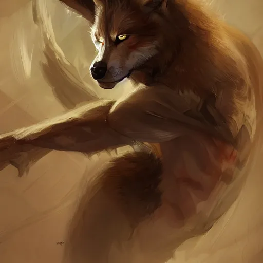 Image similar to Wolf like a human, Made by Marvel Comics, by Stanley Artgerm Lau, WLOP, Rossdraws, James Jean, Andrei Riabovitchev, Marc Simonetti, Yoshitaka Amano, ArtStation, CGSociety,