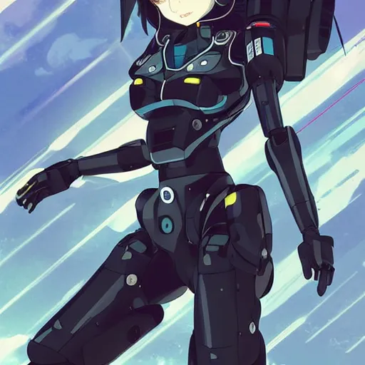 Prompt: Girl mecha pilot by Kuvshinov Ilya, very very very very very very beautiful, Anime Key Visual, dramatic wide angle, by Studio Trigger, daily deviation, trending on artstation, faved watched read, sharp focus, makoto shinkai traditional illustration collection aaaa updated watched premiere edition commission ✨ whilst watching fabulous artwork \ exactly your latest completed artwork discusses upon featured announces recommend achievement