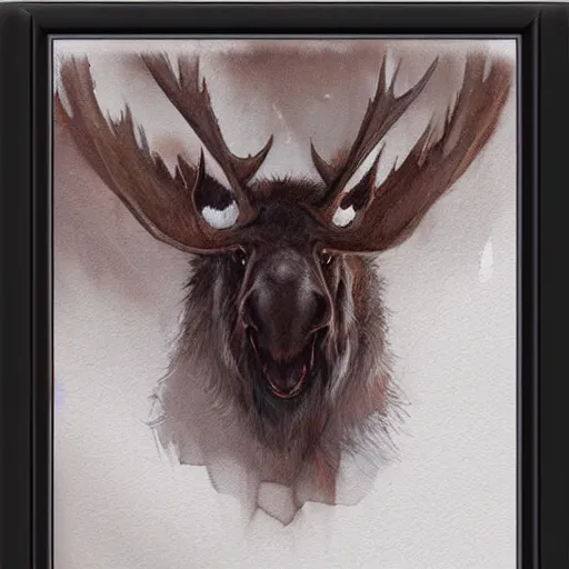 Prompt: moose furry by greg rutkowski