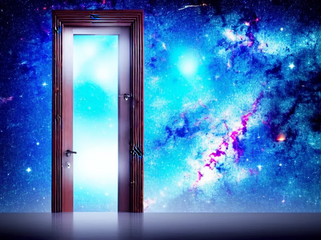 Prompt: a door to a universe of unbounded potential