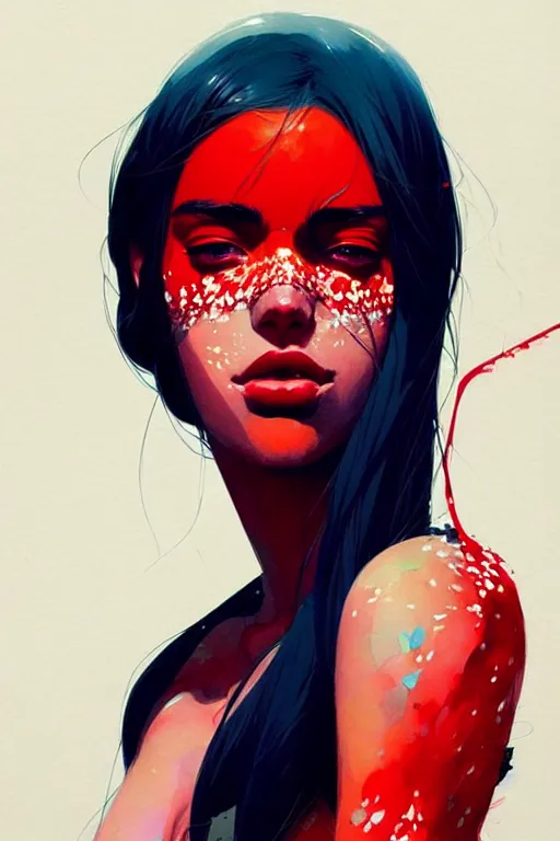 Image similar to a ultradetailed beautiful panting of coke woman, by conrad roset, greg rutkowski and makoto shinkai, trending on artstation