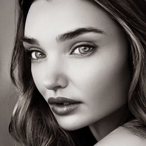 Image similar to Miranda Kerr, portrait, by Jeszika Le Vye