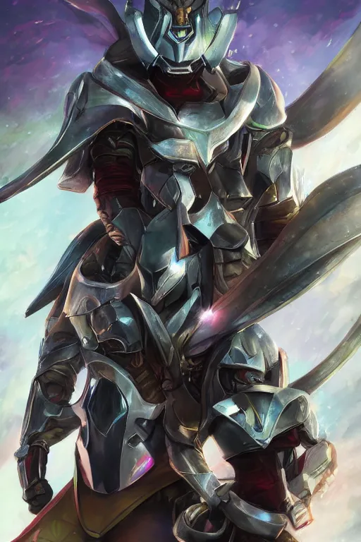 Image similar to helmet armor guardian destiny in witch queen illumination ray tracing hdr fanart arstation by sung choi robot ninja mask and eric pfeiffer and gabriel garza and casper konefal