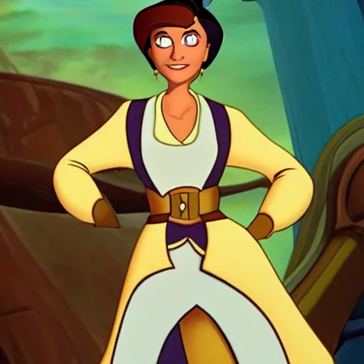 Prompt: Captain Amelia from Treasure Planet