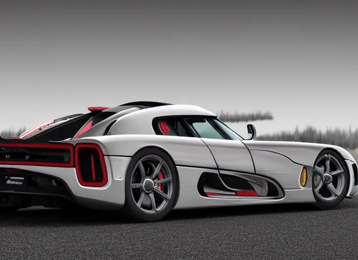 Prompt: a truck designed by koenigsegg, highly detailed, 8 k, sharp focus, depth of field, finely detailed car, high contrast, concept art, unreal engine