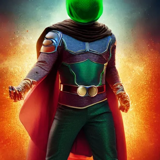 Prompt: mysterio, 4k realistic photo