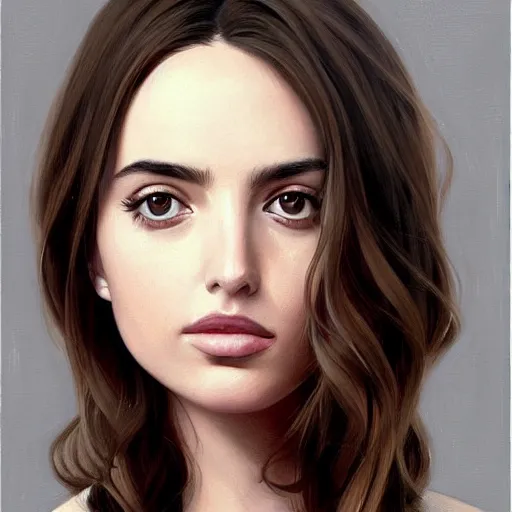 Prompt: artwork by Phil noto. Very very very beautiful Portrait of Ana de armas.