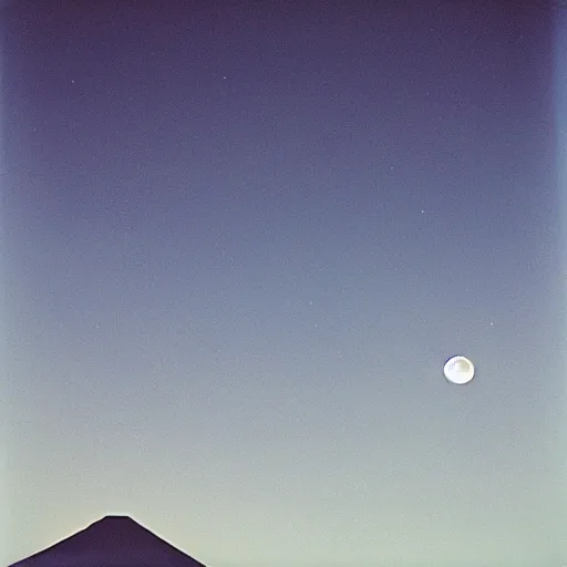 Image similar to full Moon in the Sky at night Fuji film