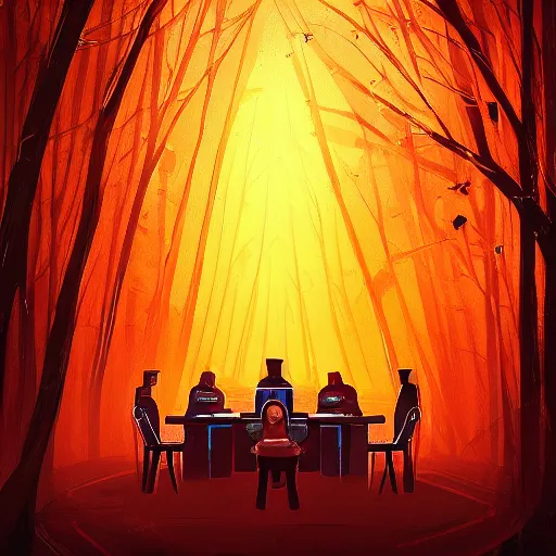 Image similar to detailed illustration of a poker card game by alena aenami and annato finnstark