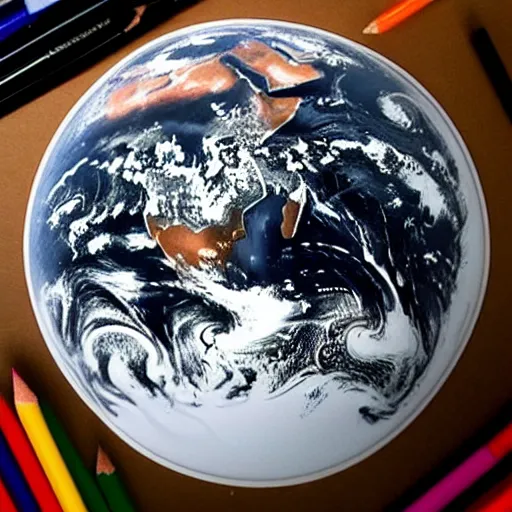 world globe pencil sketch Stock Photo - Alamy