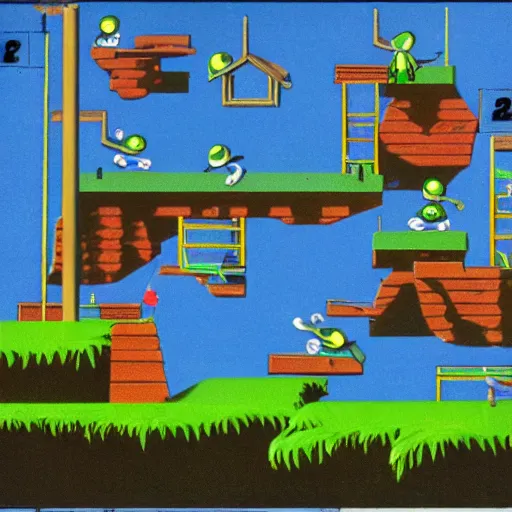 Image similar to Lemmings game from 1948