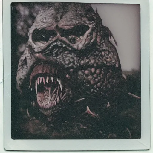 Image similar to horrific monster caught on polaroid