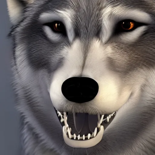 Prompt: portrait art of 8k ultra realistic Wolf close-up, drool coming from mouth, sharp teeth, cinematic lighting, trending on artstation, 4k, hyperrealistic, focused, extreme details, unreal engine 5, cinematic, masterpiece