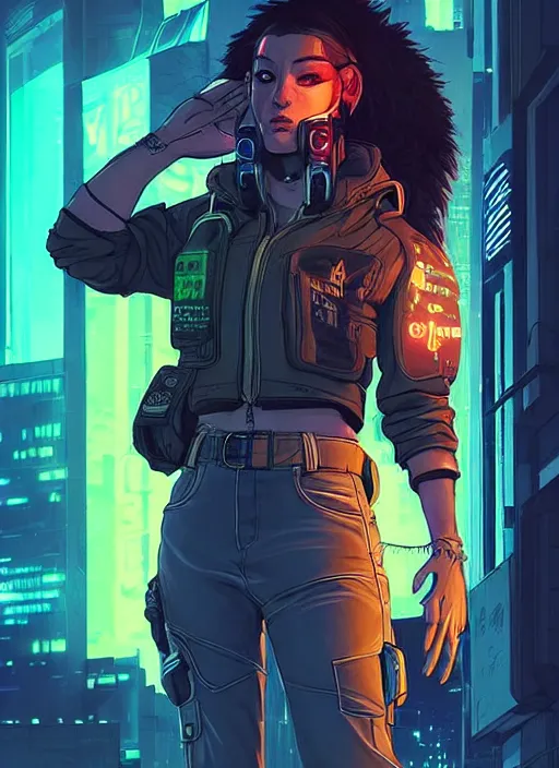 Custom I Will draw cyberpunk anime character with Tech wear Art Commission