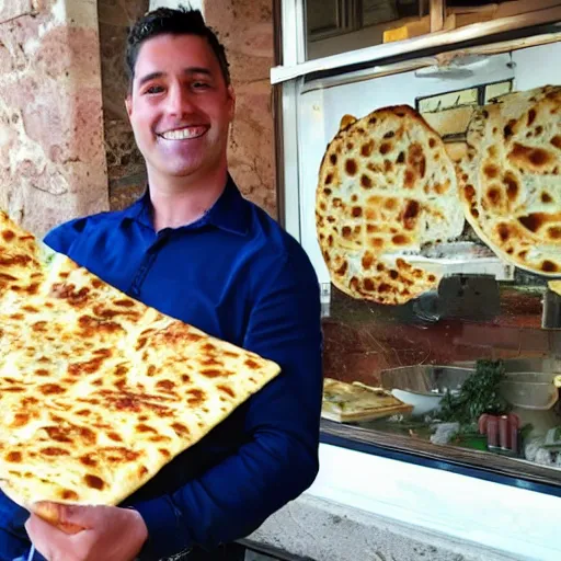 Prompt: can i have a cheese flatbread please jonathan