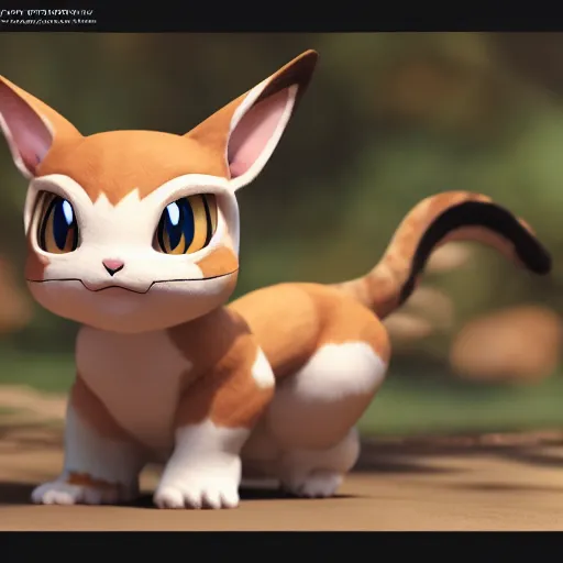 Image similar to photography of a realistic meowth animal, ultra detailed, 8 k, cinematic lighting, natural background, trending on artstation, pokemon