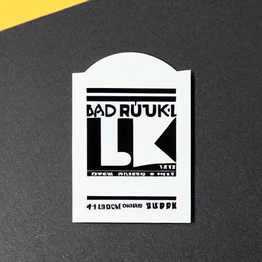 Prompt: black on white stickers in style of david rudnick, eric hu, guccimaze, acid, y 2 k, 4 k sharpening,