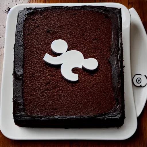 Image similar to a photo of a cake in the shape of discord icon