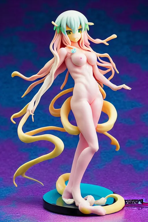 Image similar to figurine of cosmic horrors, personification, official store photo, commercial photo, featured on amiami, 4 k, 8 5 mm, beautiful composition