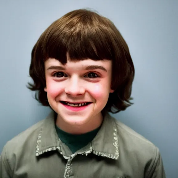 Prompt: will byers if he smiled in season 4 of stranger things.