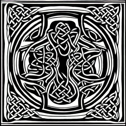 Image similar to celtic design tentacled