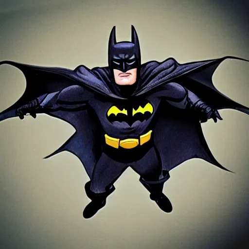 Image similar to batman is a puddle