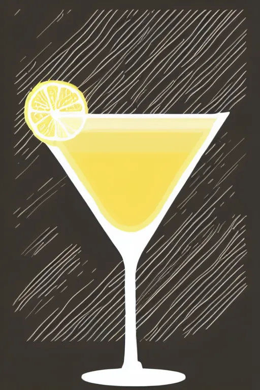 Prompt: minimalist boho style art of a cocktail, illustration, vector art