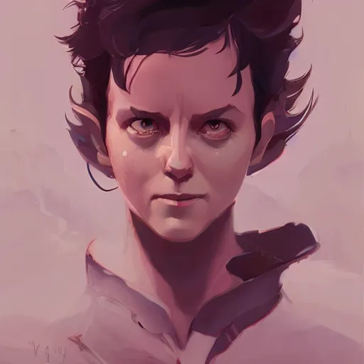 Prompt: ripley from alien, game design fanart by concept artist gervasio canda, behance hd by jesper ejsing, by rhads, makoto shinkai and lois van baarle, ilya kuvshinov