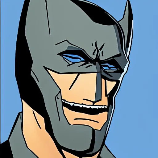 Image similar to batman character from the simpsons, very detailed face