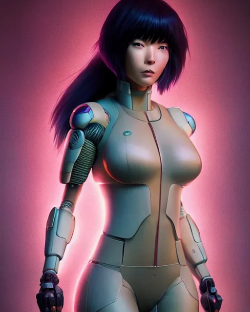 Image similar to weta disney pixar movie still portrait photo of motoko kusanagi ghost in the shell : : as cyborg woman by pixar : : by weta, wlop, ilya kuvshinov, rossdraws, artgerm, marvel, maxim cover, latex, octane render, sweaty, iridescent, bright morning, anime, liosh, mucha : :