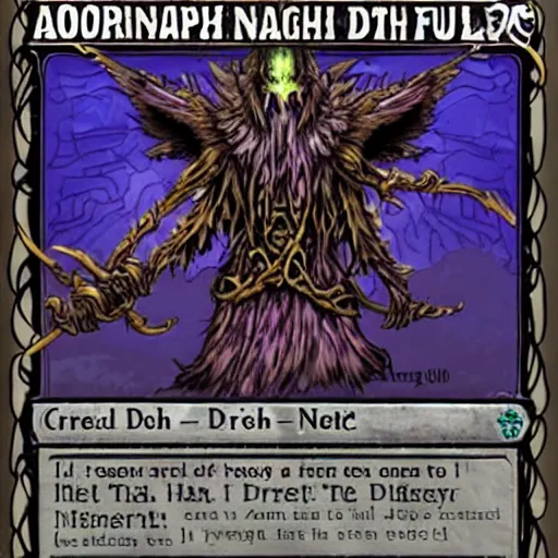 Image similar to apocryphal death fuel druid night