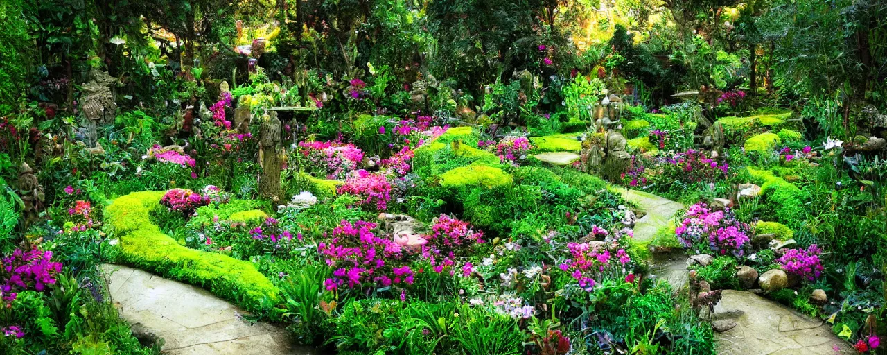 Image similar to enchanted garden