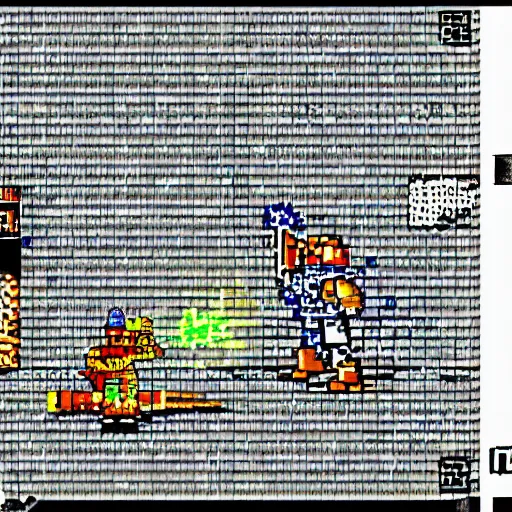 Prompt: a boss fight in the video game Dark Souls 3, Gameboy Color gameplay, 2004, pixel art