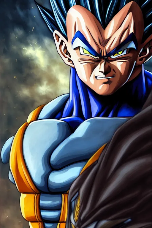 Vegeta SSJ God Anime dragon ball super, Dragon ball painting