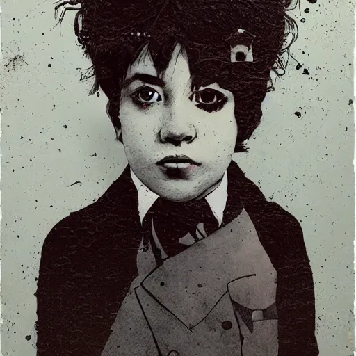 Image similar to portrait no. 1, mixed media, by lee ellis and francisco goya,,, insane!