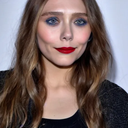 Image similar to elizabeth olsen mixed with gal godot