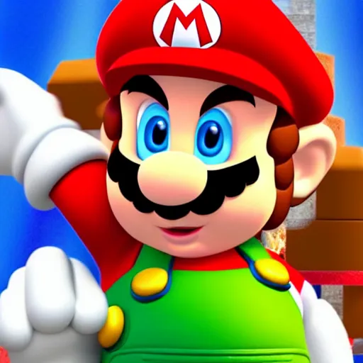 Image similar to Mario