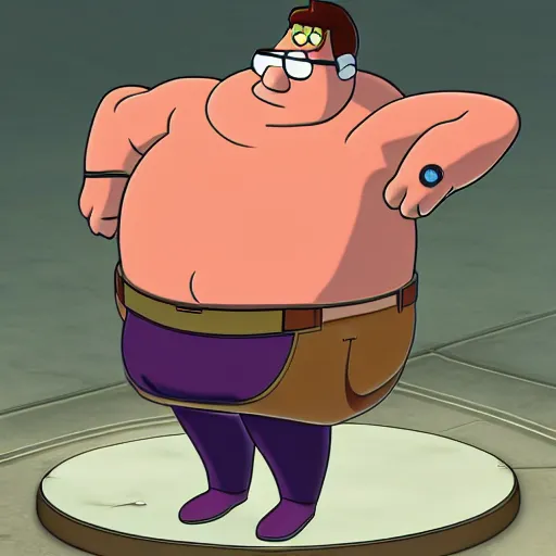 Image similar to peter griffin from family guy as a champion in league of legends, champion showcase from riotgames