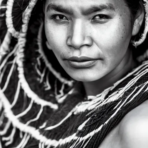 Prompt: [ maori woman ] looking up, portrait!!, [ 4 k photorealism ]!!, trending on unsplash, pinterest contest winner, 4 k quality