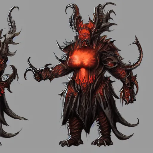 Image similar to behemoth, character design