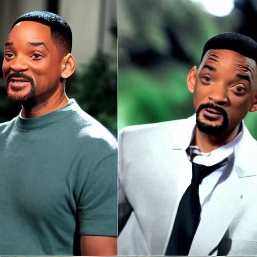 Image similar to Will Smith smokes weed