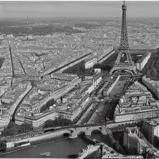 Image similar to photo of paris 500 years ago