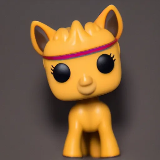 Prompt: a funko pop of a stupid horse