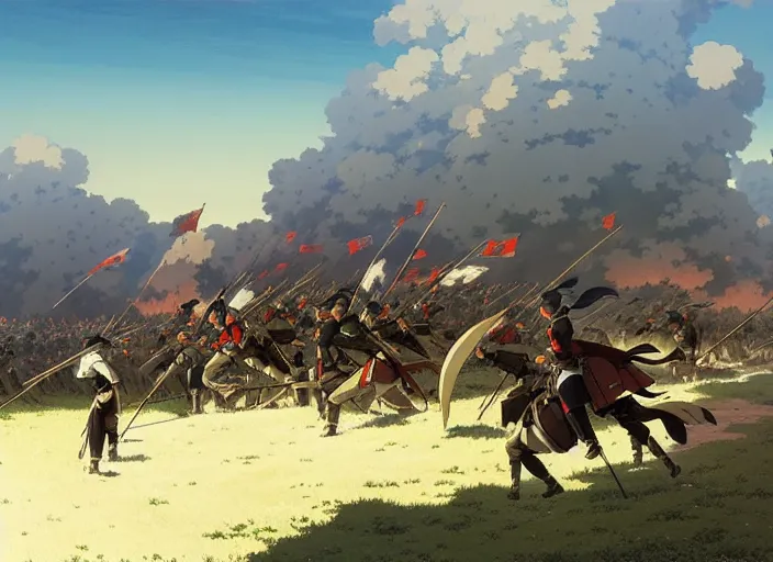 Image similar to battle of balaclava in october 1 8 5 4, finely detailed perfect art, painted by greg rutkowski makoto shinkai takashi takeuchi studio ghibli