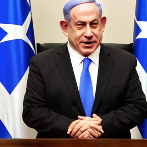 Prompt: benjamin netanyahu as a terrorist