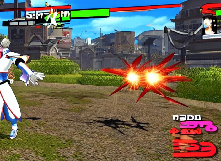 Image similar to a screenshot from the video game genshin impact