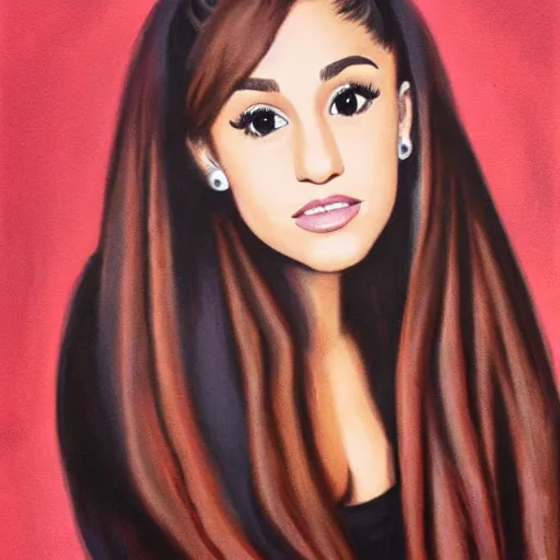 Image similar to portrait of ariana grande by cliff neilson