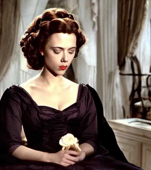 Image similar to Scarlett Johansson in Gone With the Wind