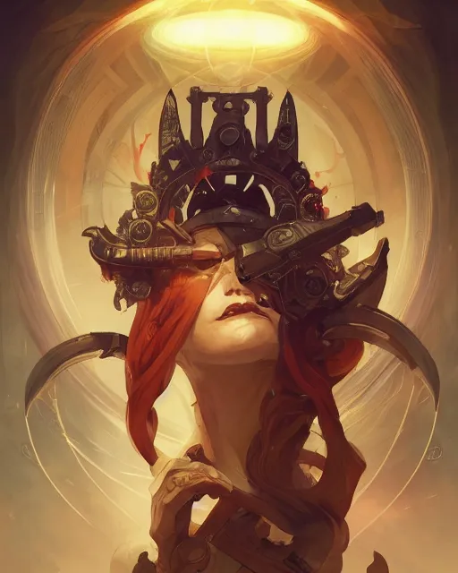 Prompt: visions in nightmares, the all seeing eye in the forehead of reality, a fire of a million guns, the mother of a millions sounds, god emperor of civilization illustration trending on artstation, anime. by peter mohrbacher and artgerm and greg rutkowski and studio trigger and ilya kuvshinov. high quality, stunning, intricate detailed character. 8 k