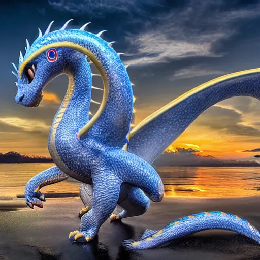 Image similar to national geographic photo of dragonair, pokemon in the wild, intricate, portrait, 8 k highly professionally detailed, hdr, award winning